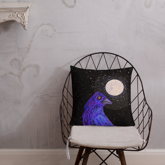 Crow Premium Pillow Case | PittaPat