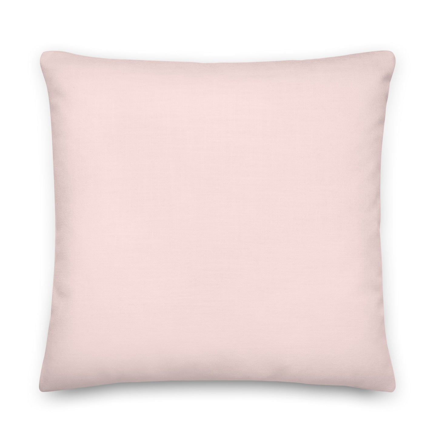 Very pale beige-pink backing on the Walrus spirit animal throw pillow. Back is the same for both the 18x18 inch pillow and the 22x22 inch decorative throw pillow