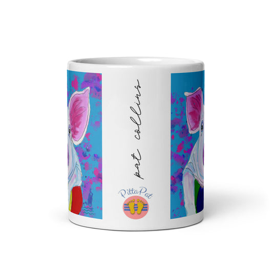 PittaPat happy toes logo and artist's signature.