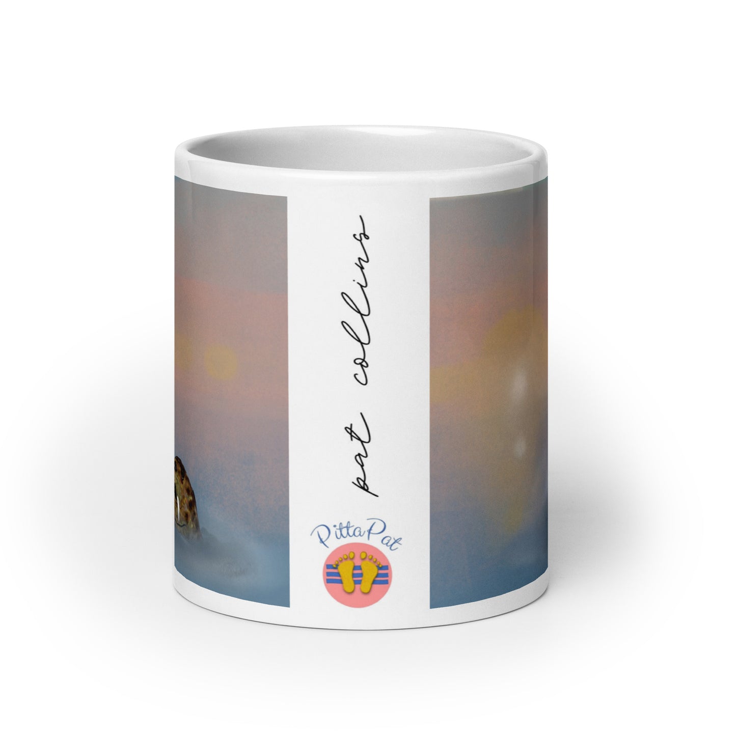 PittaPat happy toes logo with artist's signature