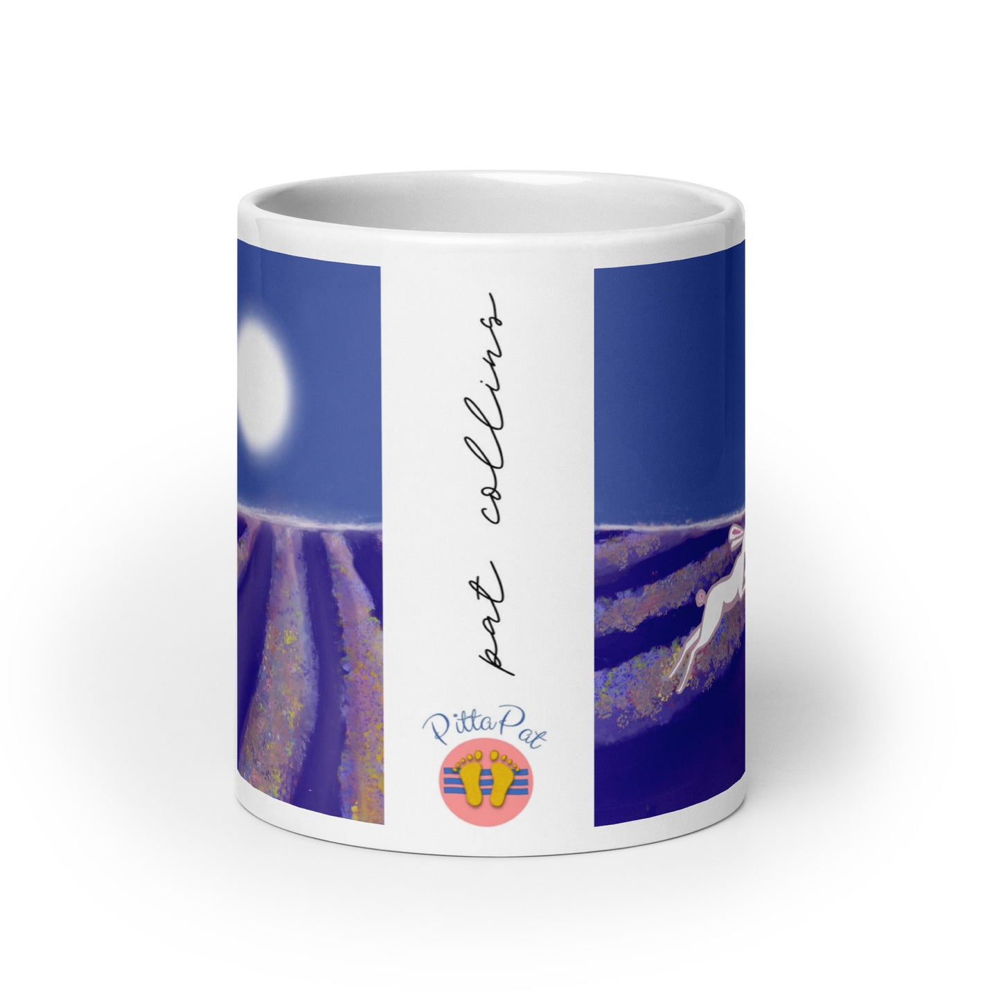 PittaPat happy toes logo with artist's signature.