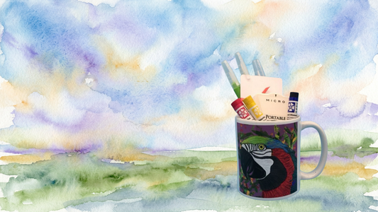 An Art Studio in a Mug: A Caretaker’s Note