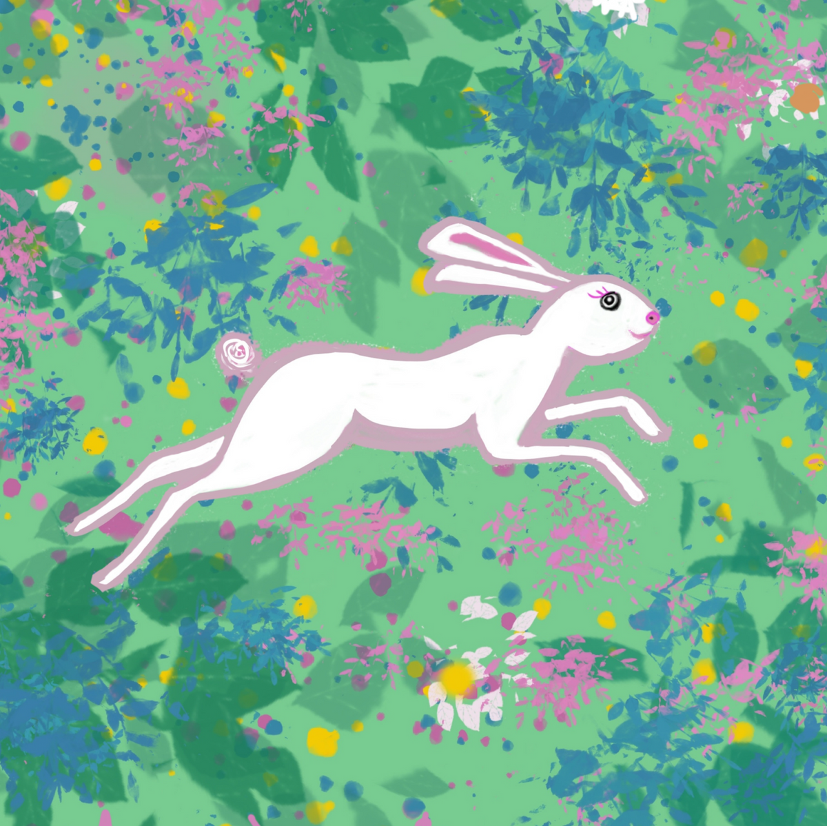 Collection of Hare Spirit products featuring mugs, totes, journals, and more, celebrating intuition, agility, and creative resilience.