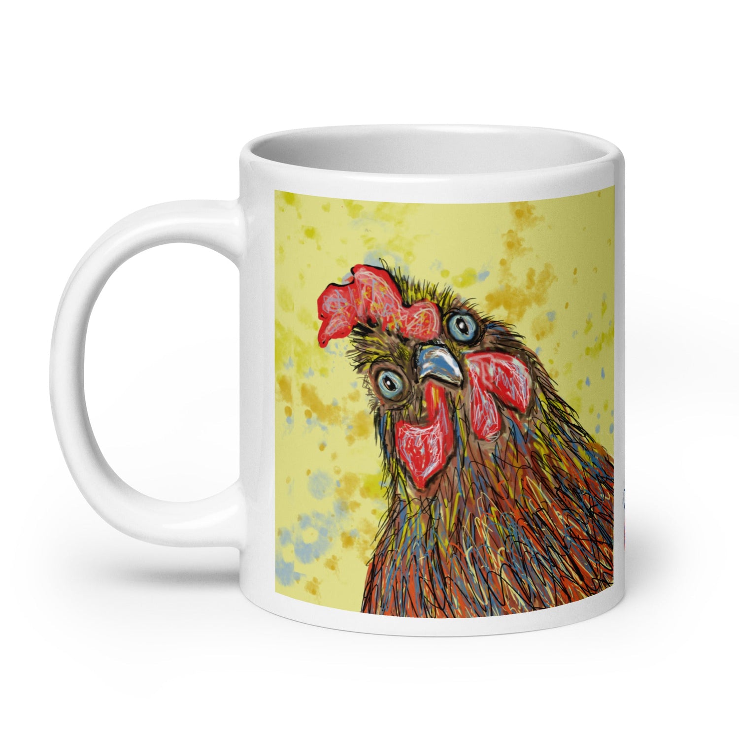 Collection of ceramic spirit animal mugs featuring original artwork, daily reminders of resilience, renewal, and guidance.