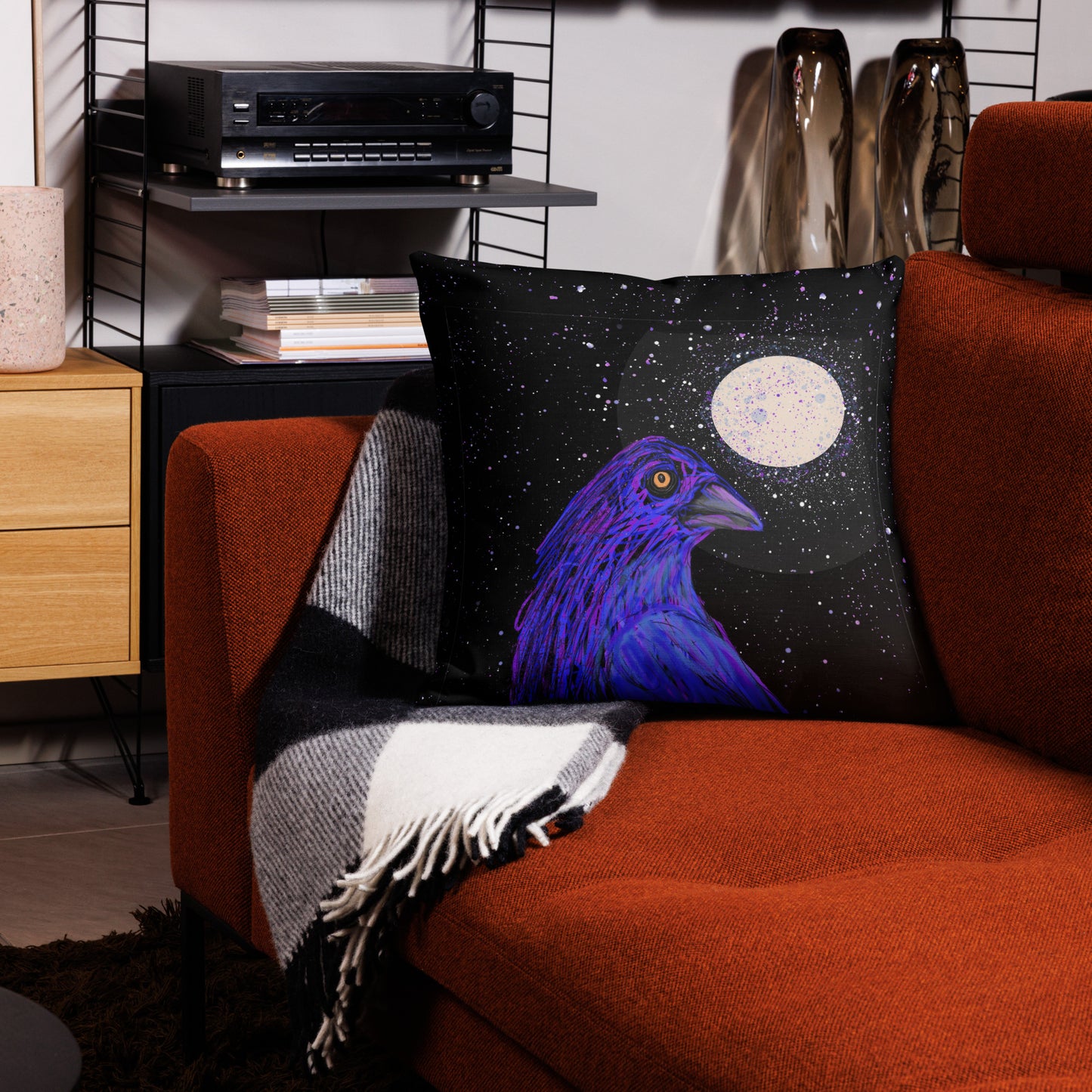 Crow Premium Pillow |  PittaPat