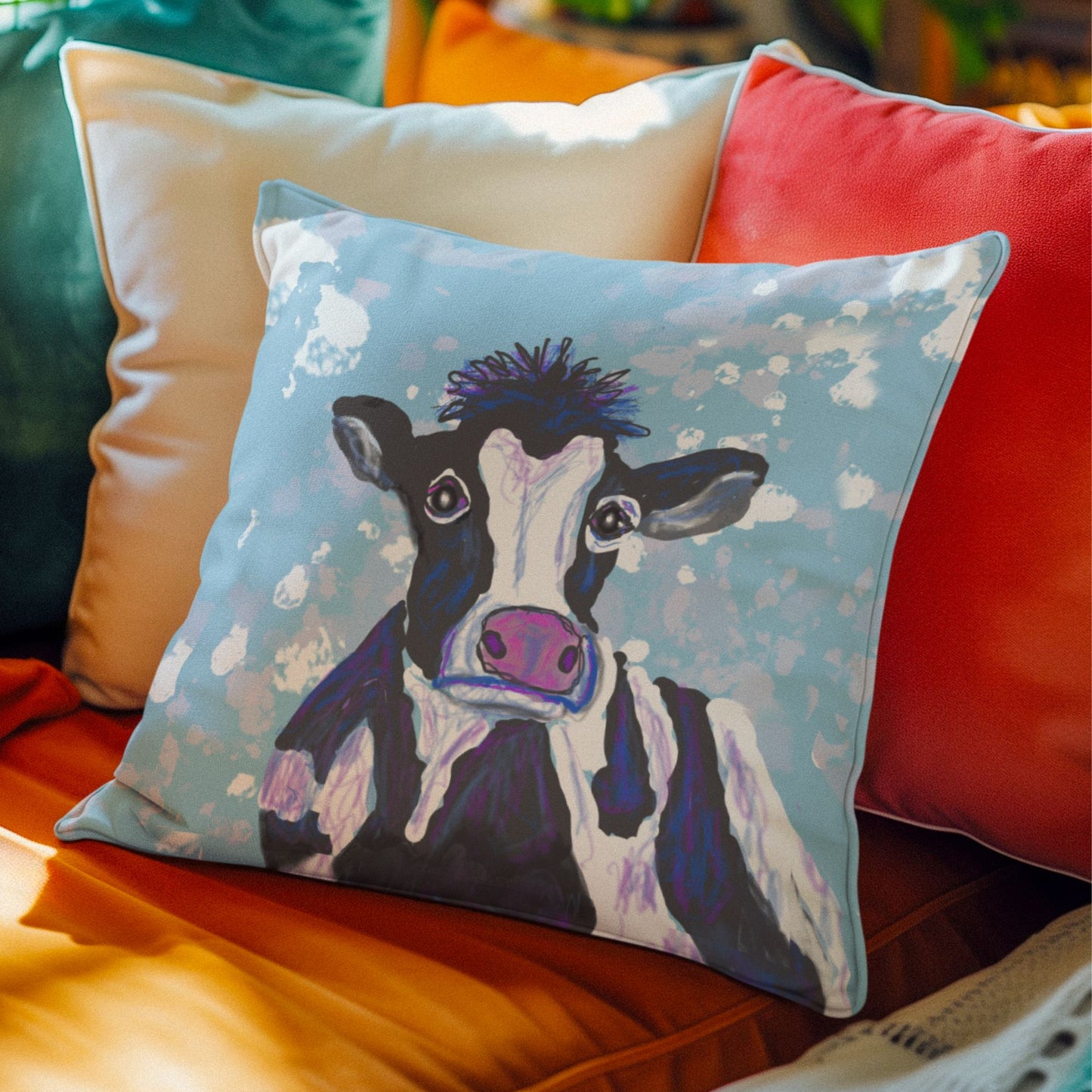 Cow Pillow Cover— Radical Softness Spirit