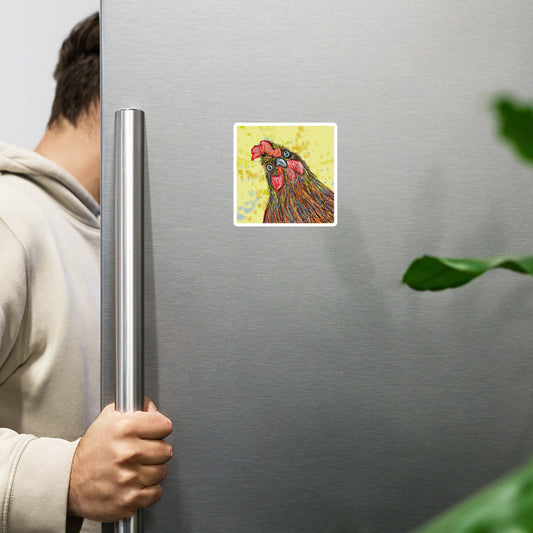 Rooster Magnet — Courage & Clarity Spirit