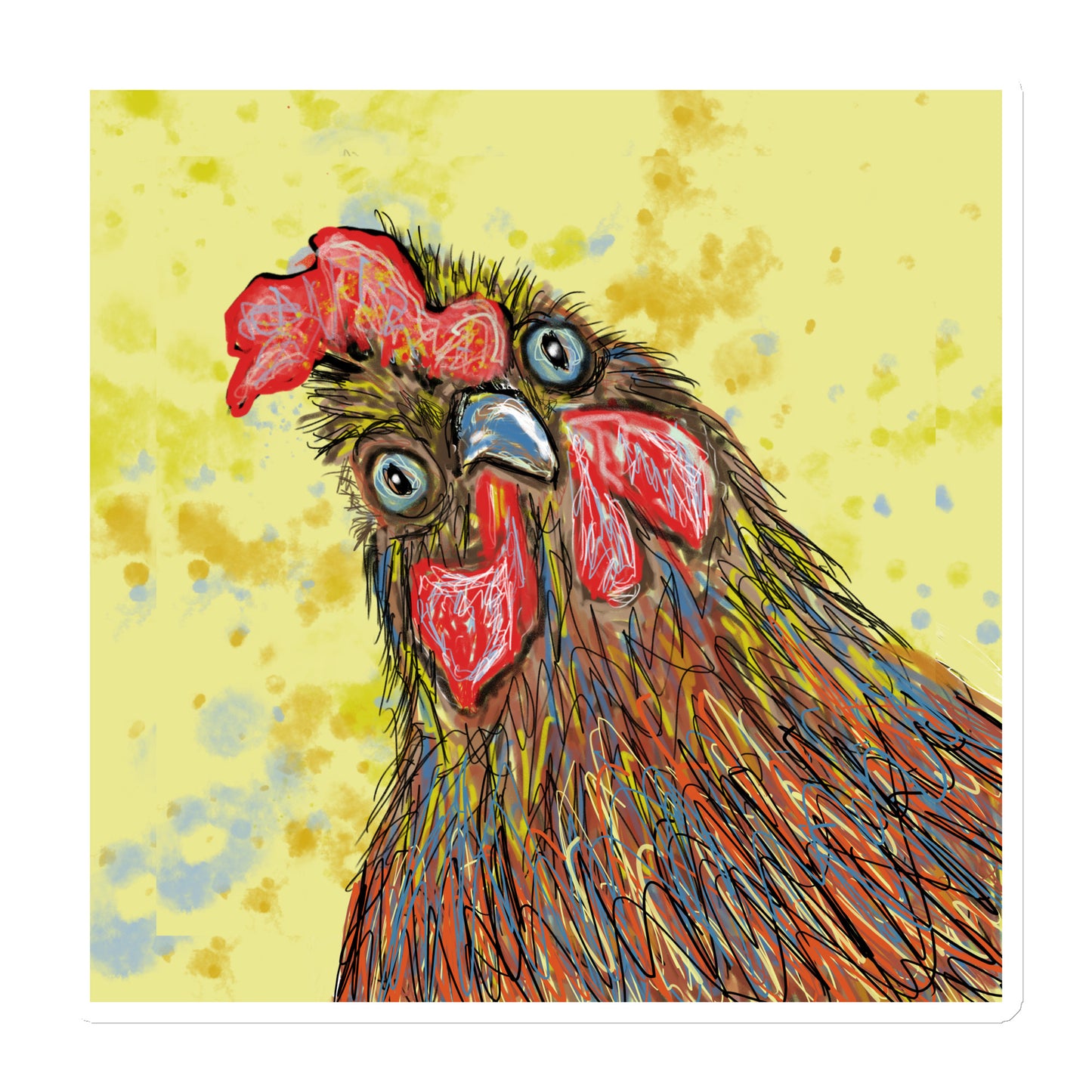 Rooster Magnet — Courage & Clarity Spirit