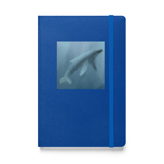 Journal, blue hardcover , to hold the depths of inner tides, dreams, and untold stories.