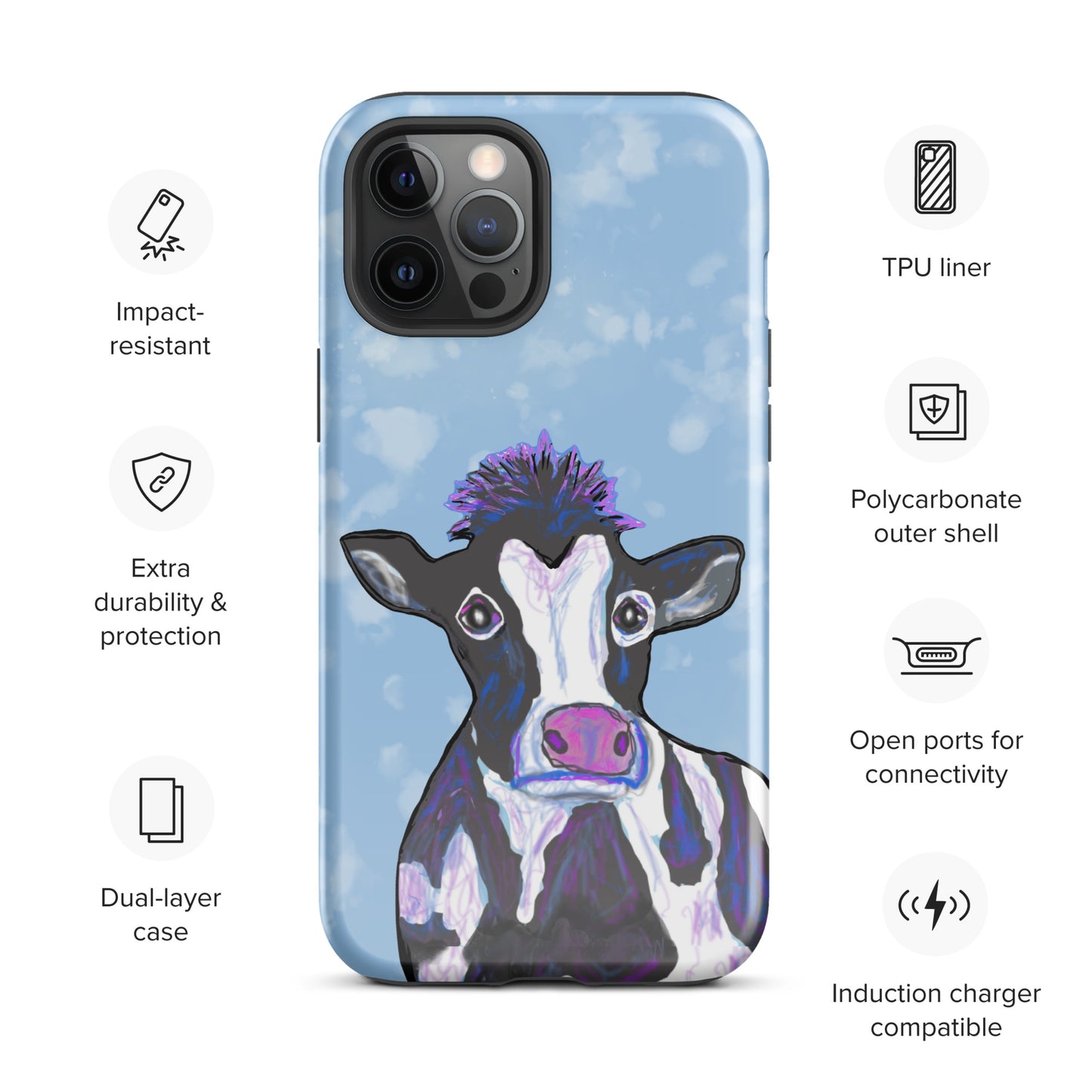 Cow | Tough Case for iPhone® | PittaPat