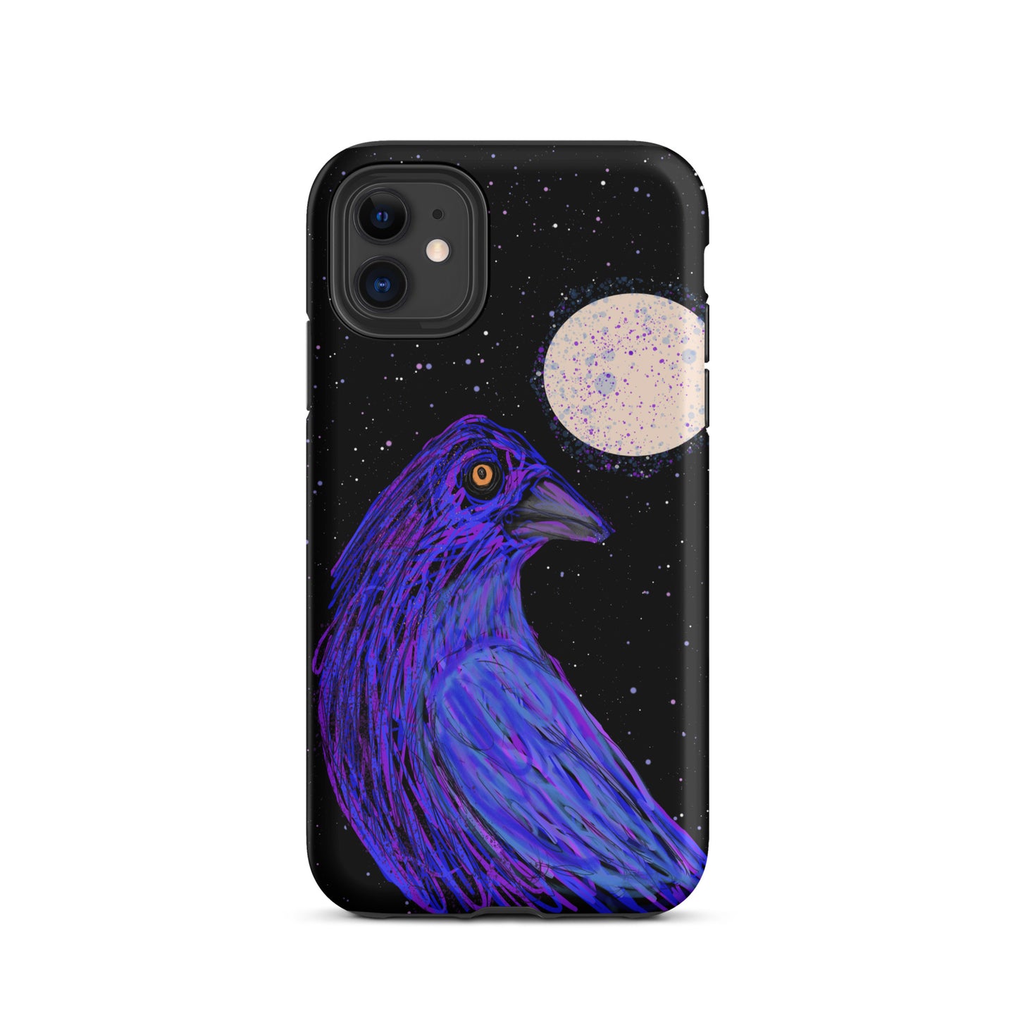 Tough case for for iPhone. A reminder of the guidance from Crow Spirit as you move through life’s big and small transitions—and the magic that’s afoot. Durable, dual-layered case. 