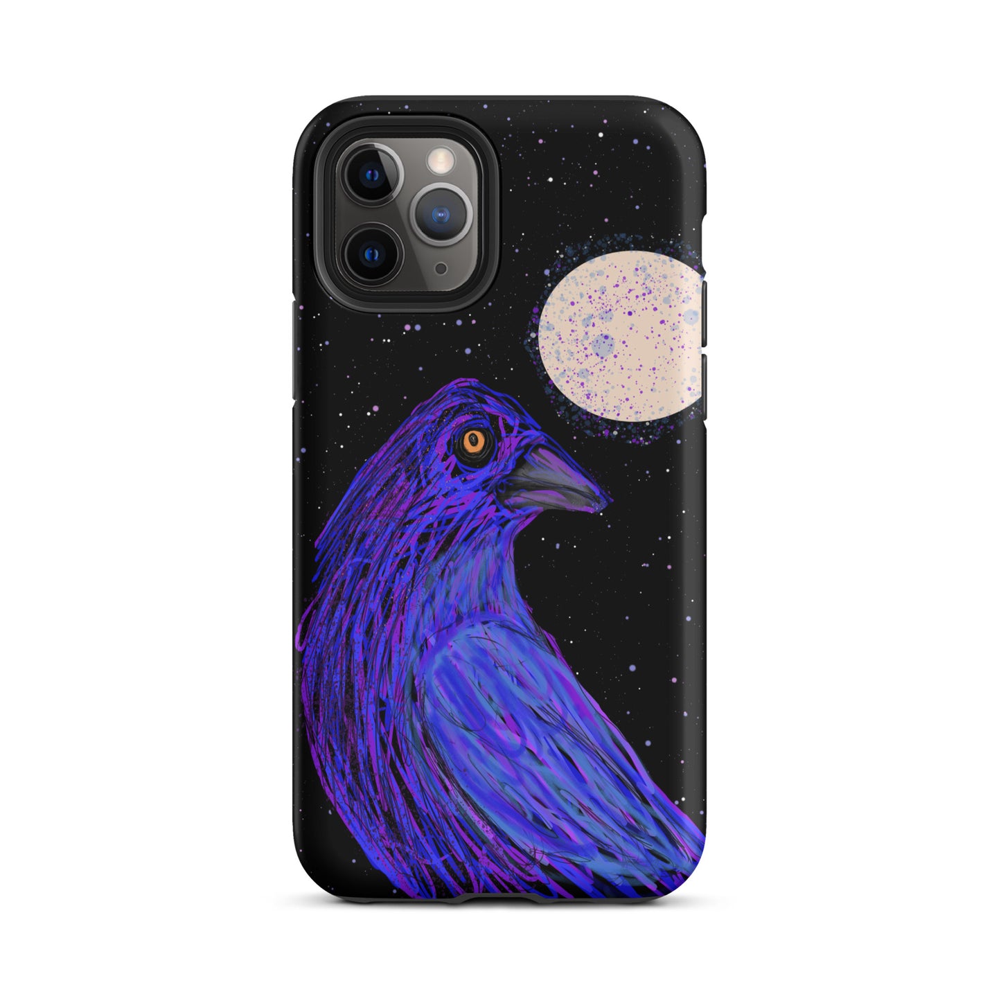 Tough case for for iPhone. A reminder of the guidance from Crow Spirit as you move through life’s big and small transitions—and the magic that’s afoot. Durable, dual-layered case. 