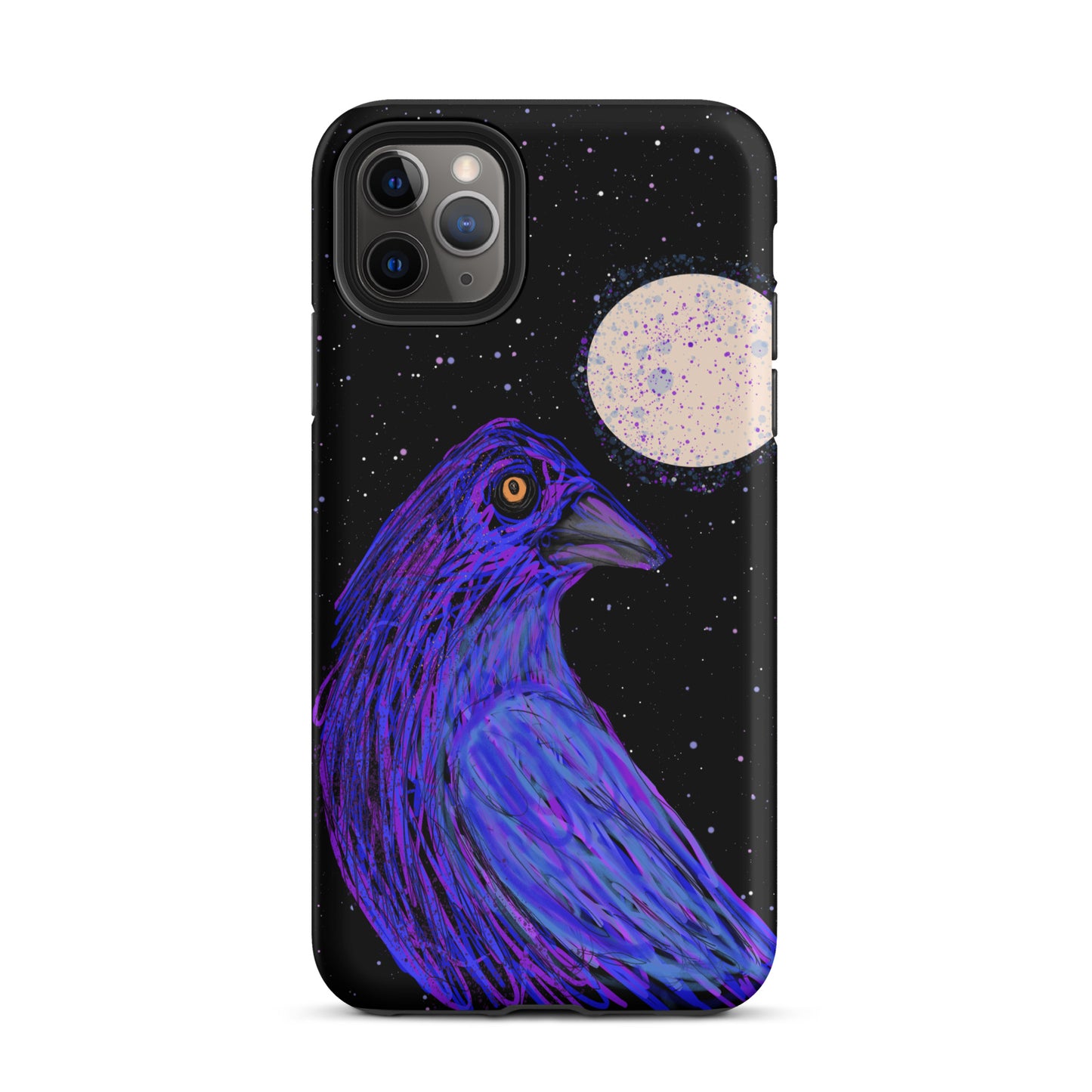 Tough case for for iPhone. A reminder of the guidance from Crow Spirit as you move through life’s big and small transitions—and the magic that’s afoot. Durable, dual-layered case. 