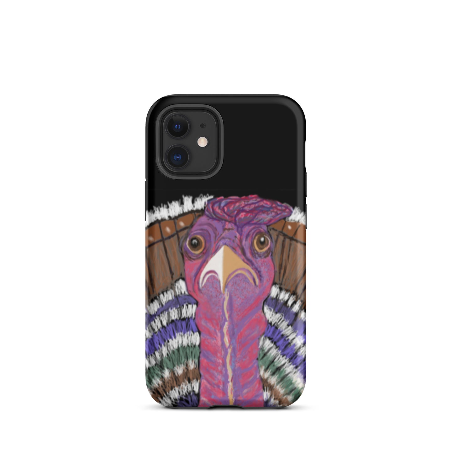 Phone case. Sizes for most models. Fun turkey design. Symbol of giving thanks, for abundance. Tough case protects against impact.