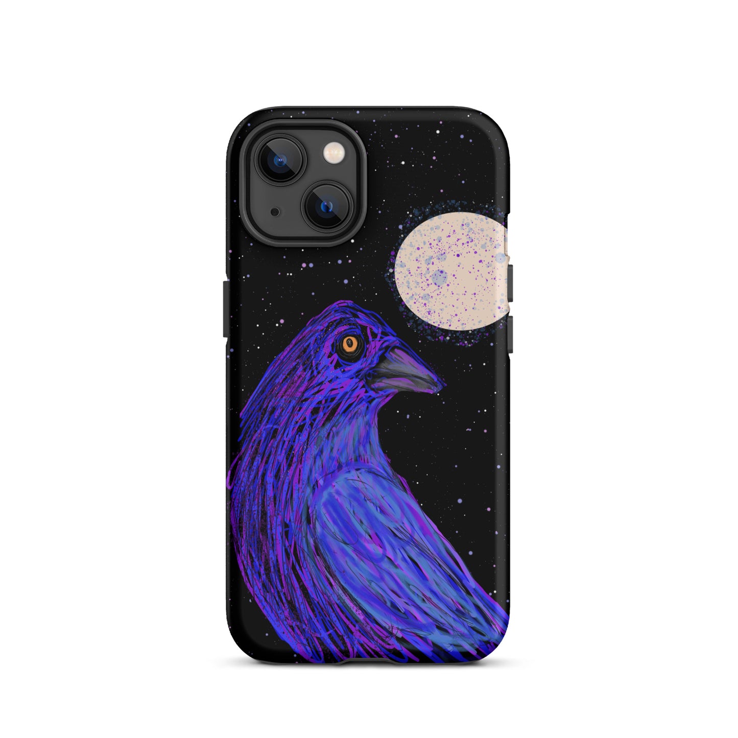 Tough case for for iPhone. A reminder of the guidance from Crow Spirit as you move through life’s big and small transitions—and the magic that’s afoot. Durable, dual-layered case. 