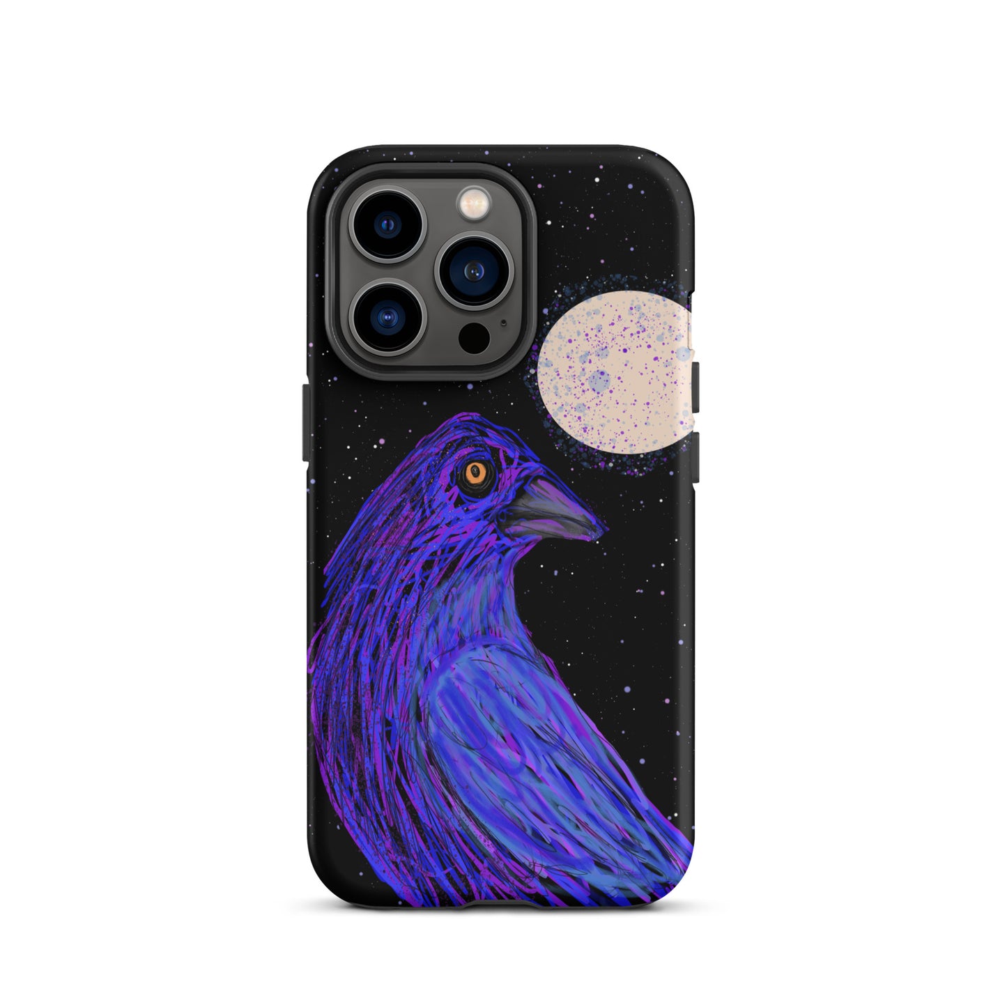 Tough case for for iPhone. A reminder of the guidance from Crow Spirit as you move through life’s big and small transitions—and the magic that’s afoot. Durable, dual-layered case. 