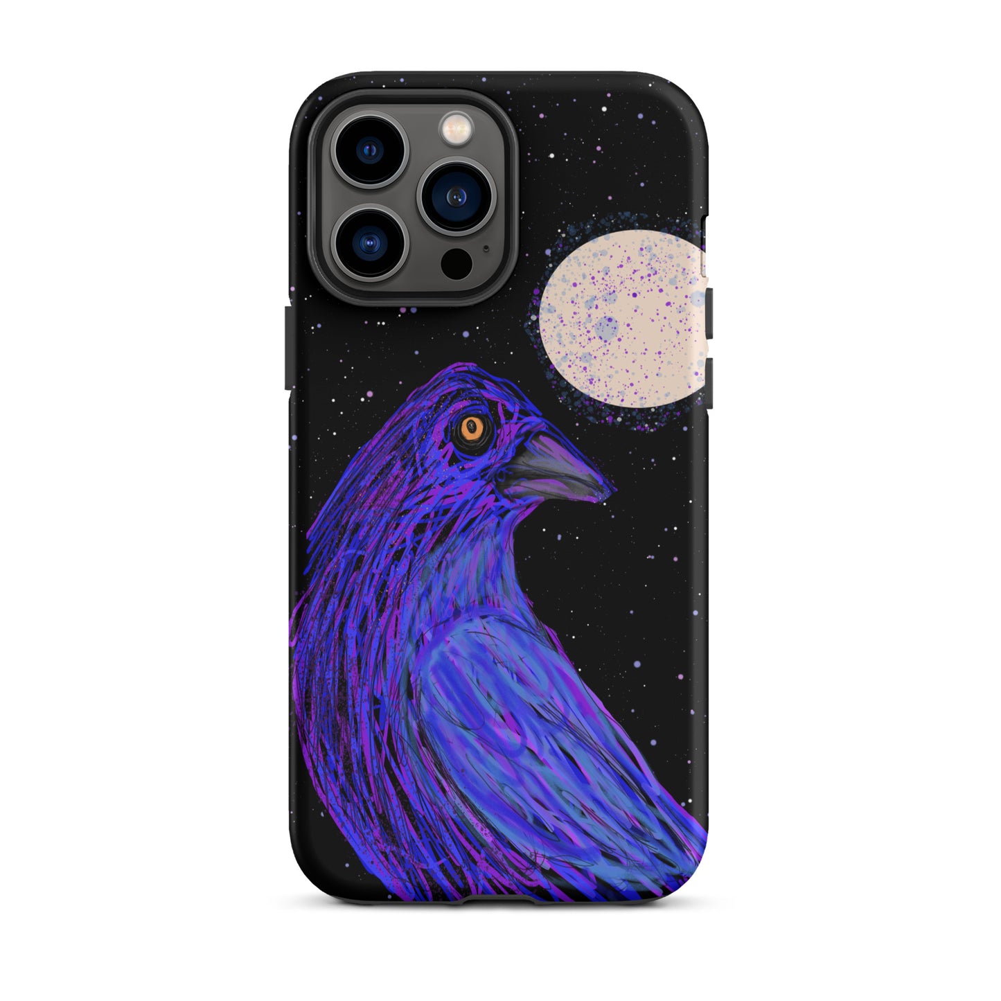 Tough case for for iPhone. A reminder of the guidance from Crow Spirit as you move through life’s big and small transitions—and the magic that’s afoot. Durable, dual-layered case. 