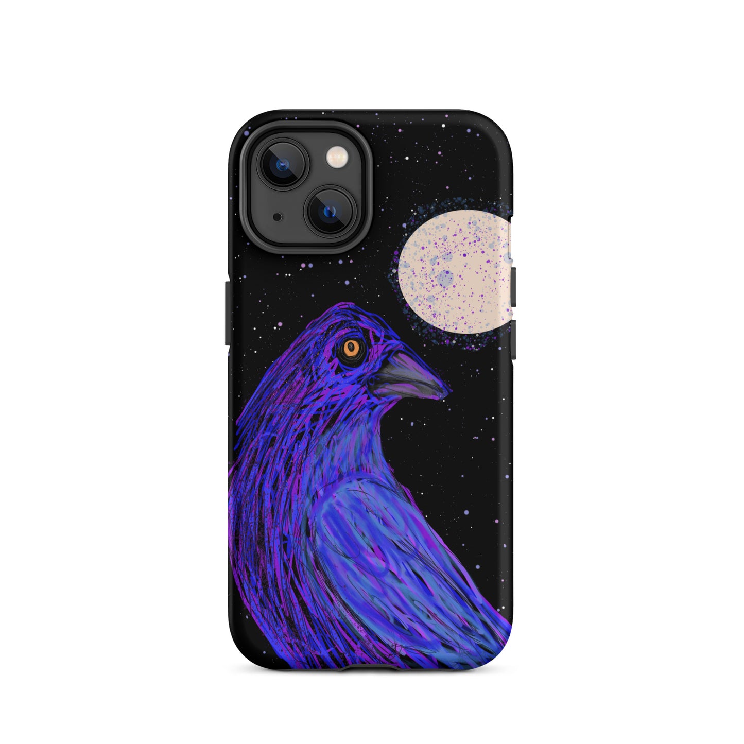 Tough case for for iPhone. A reminder of the guidance from Crow Spirit as you move through life’s big and small transitions—and the magic that’s afoot. Durable, dual-layered case. 