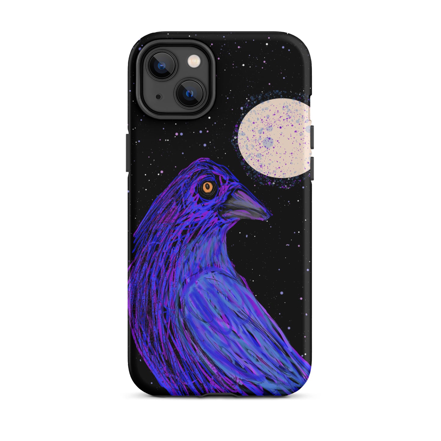 Tough case for for iPhone. A reminder of the guidance from Crow Spirit as you move through life’s big and small transitions—and the magic that’s afoot. Durable, dual-layered case. 