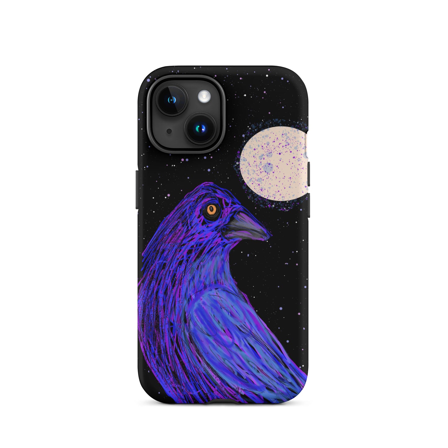 Tough case for for iPhone. A reminder of the guidance from Crow Spirit as you move through life’s big and small transitions—and the magic that’s afoot. Durable, dual-layered case. 