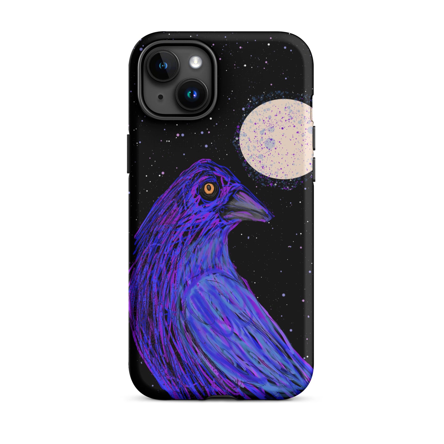 Tough case for for iPhone. A reminder of the guidance from Crow Spirit as you move through life’s big and small transitions—and the magic that’s afoot. Durable, dual-layered case. 