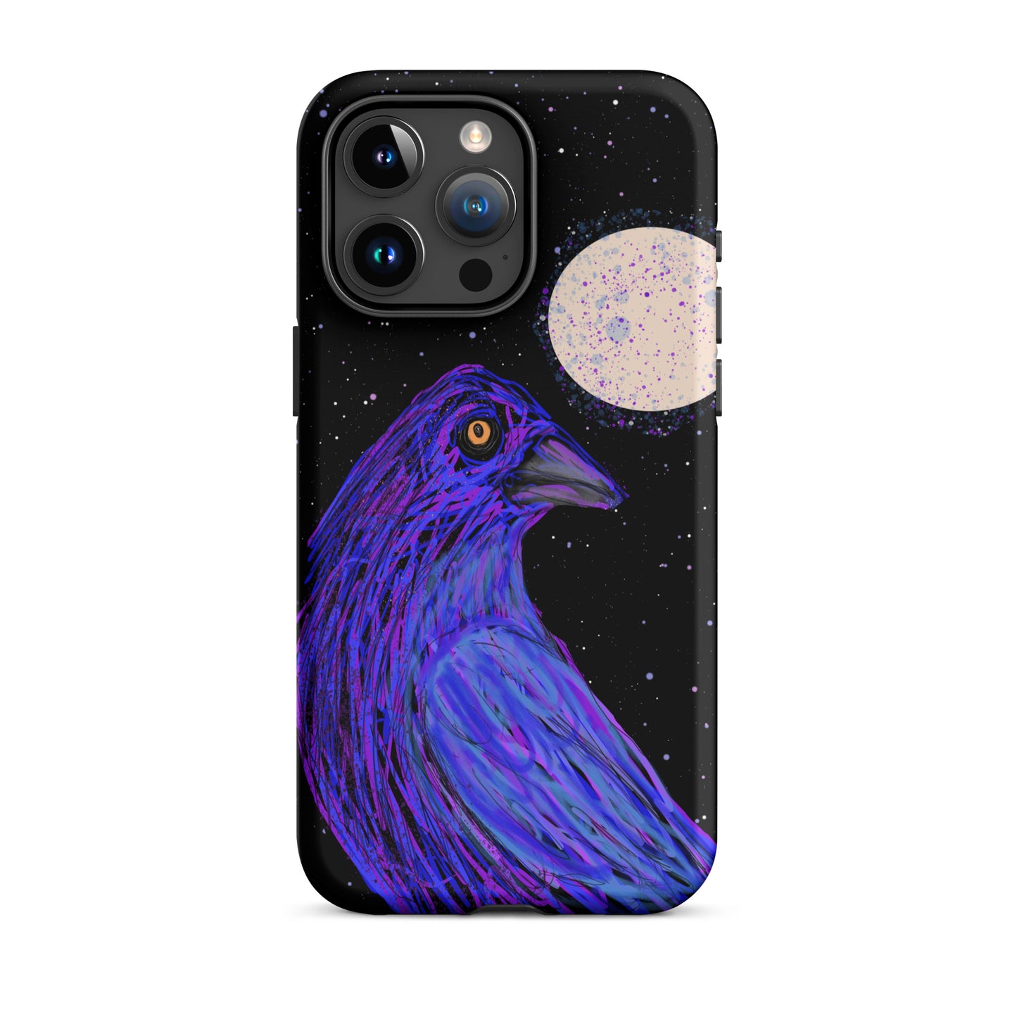 Tough case for for iPhone. A reminder of the guidance from Crow Spirit as you move through life’s big and small transitions—and the magic that’s afoot. Durable, dual-layered case. 