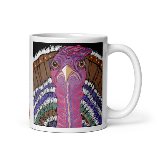 Ceramic Turkey Spirit mug with original artist's design.