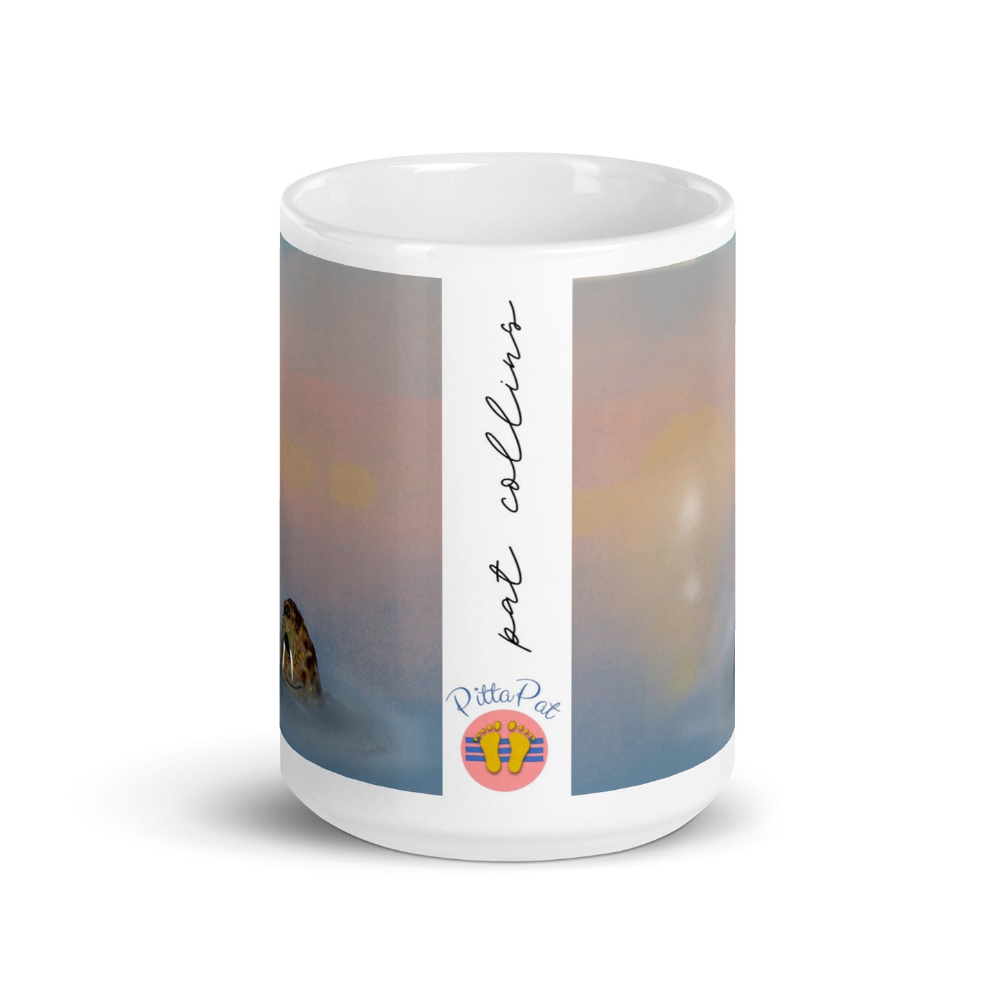 PittaPat happy toes logo with artist's signature