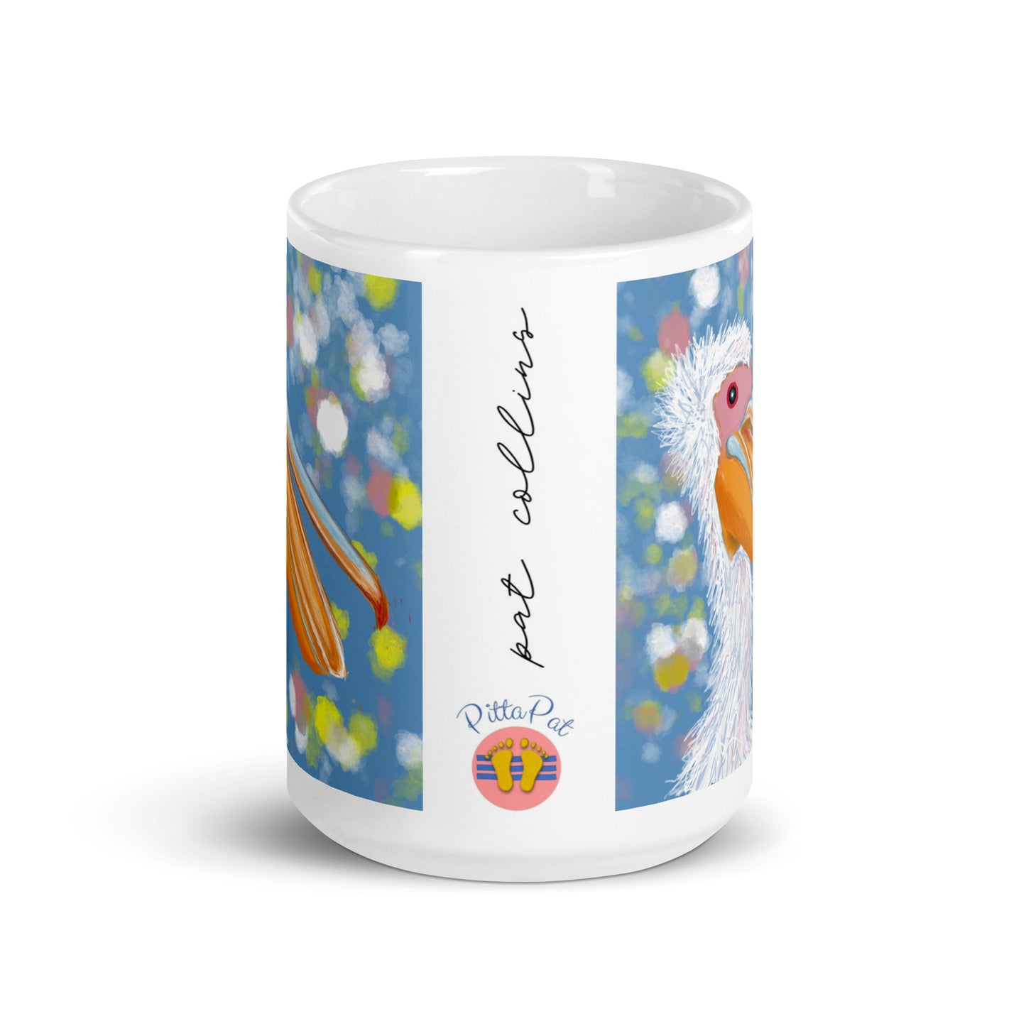 PittaPat happy toes logo with artist's signature.