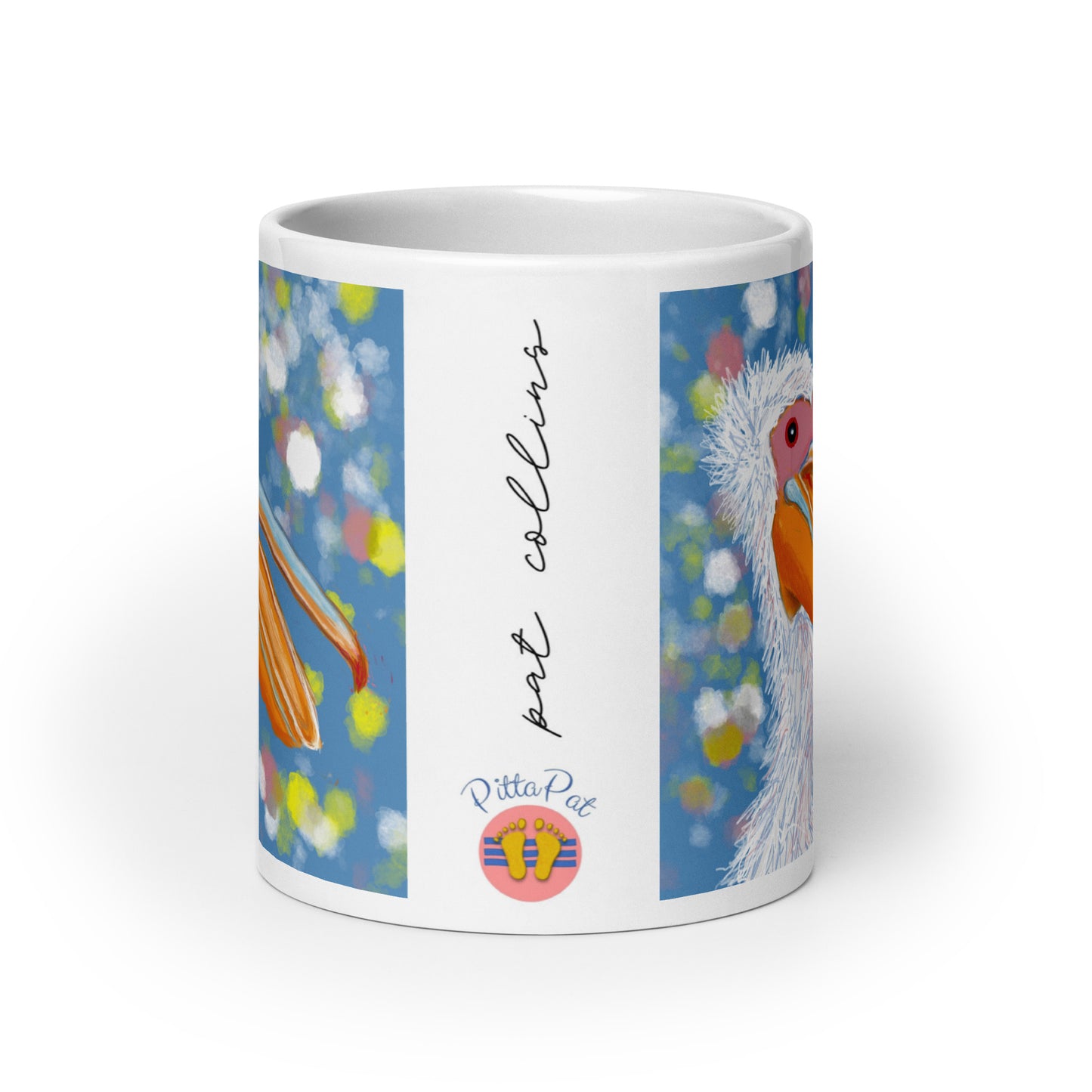PittaPat happy toes logo with artist's signature.