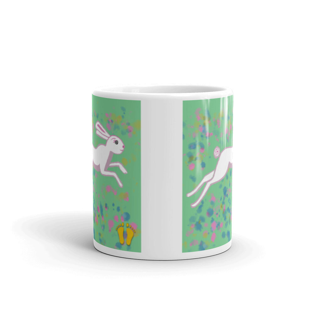 These creative and original coffee mugs have the animal image on both sides of the mug. Side view shown here.