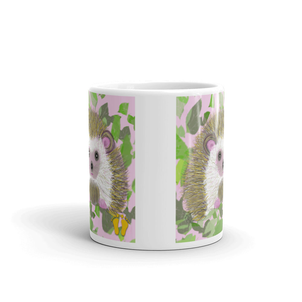 These creative and original coffee mugs have the animal image on both sides of the mug. Side view shown here.